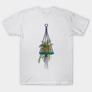 Macrame plant hanger T-Shirt